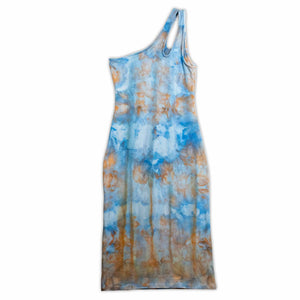 Ethereal Skies One Shoulder Midi Dress S-3XL